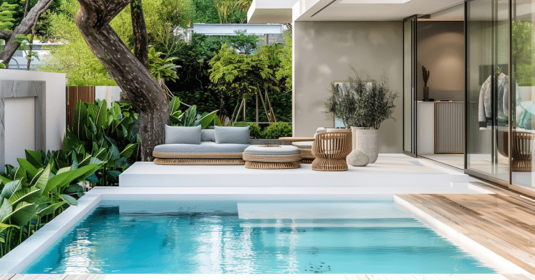 swimming-in-modern-backyard-salt-water-pool